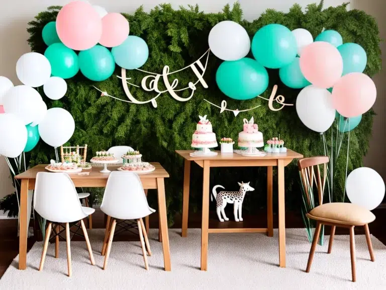 Fotos decoracao animais cha revelacao scaled
