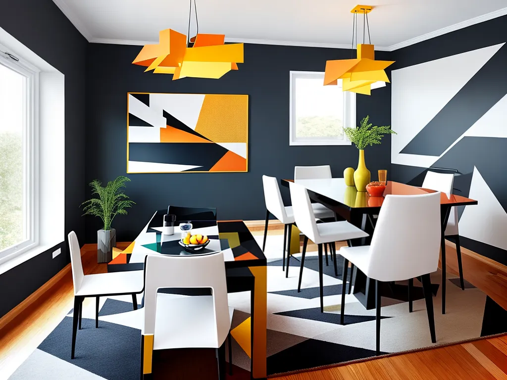 Fotos decoracao salas jantar estilo cubista 7