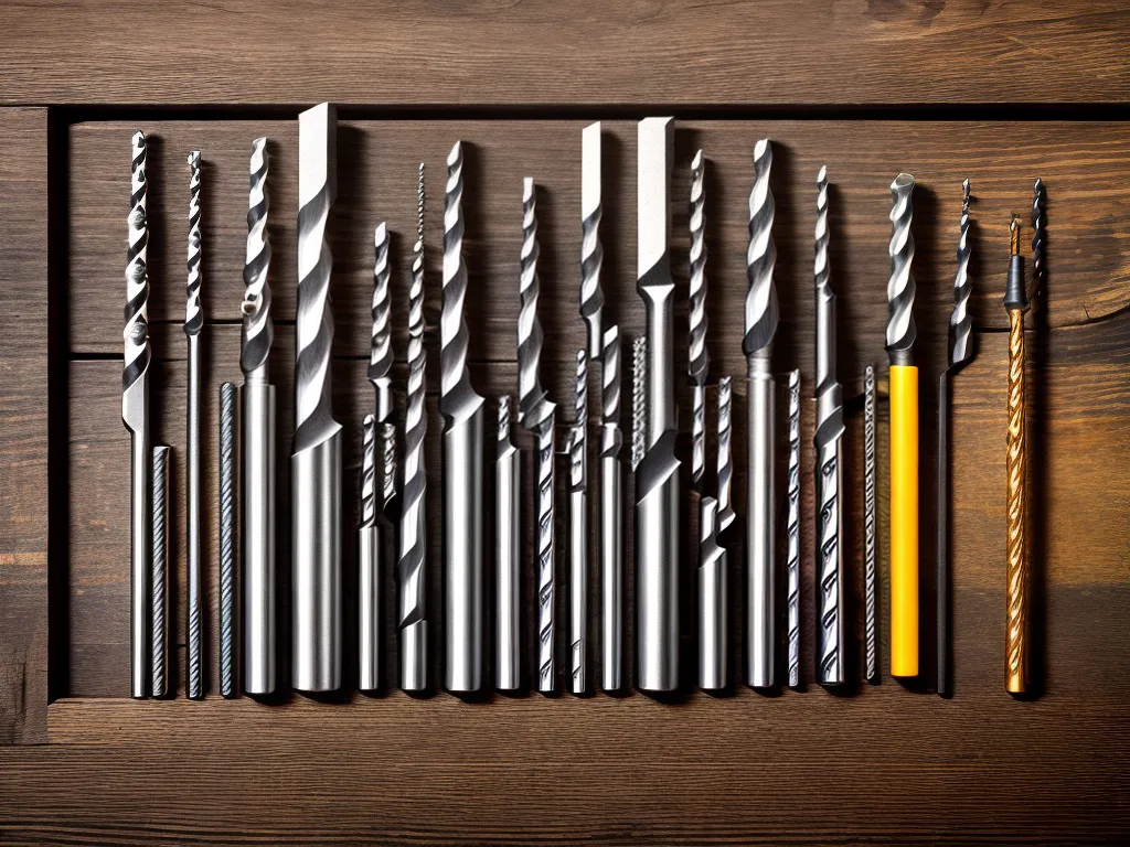Fotos escolhendo brocas para diferentes materiais