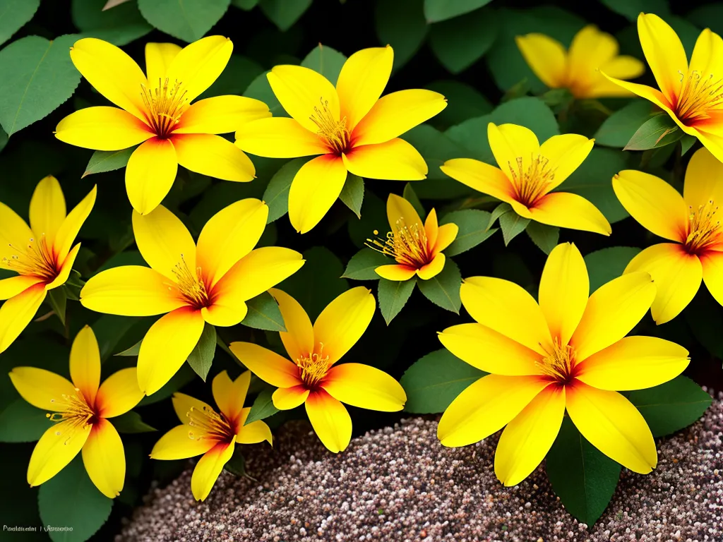 Fotos hypericum calycinum hipericao rastejante rosa de sharon raio de sol barba de arao erva de sao joao Fotos hypericum calycinum hipericao rastejante rosa de sharon raio de sol barba de arao erva de sao joao