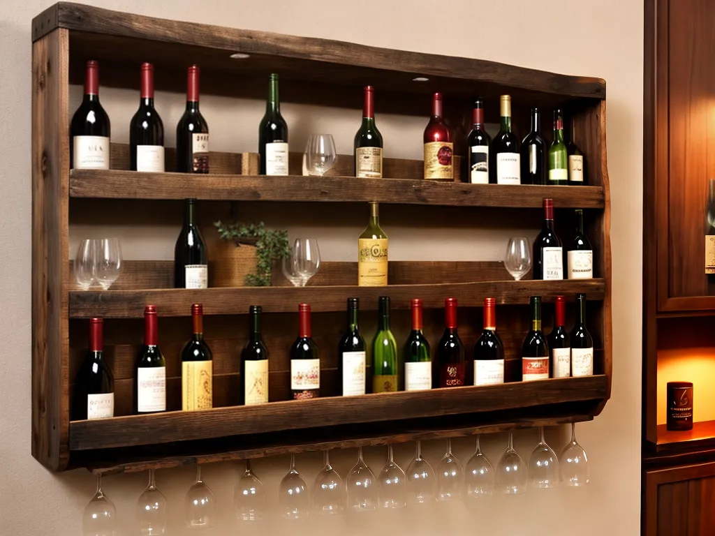 Ideias como criar estante vinho madeira 4 Ideias como criar estante vinho madeira 4