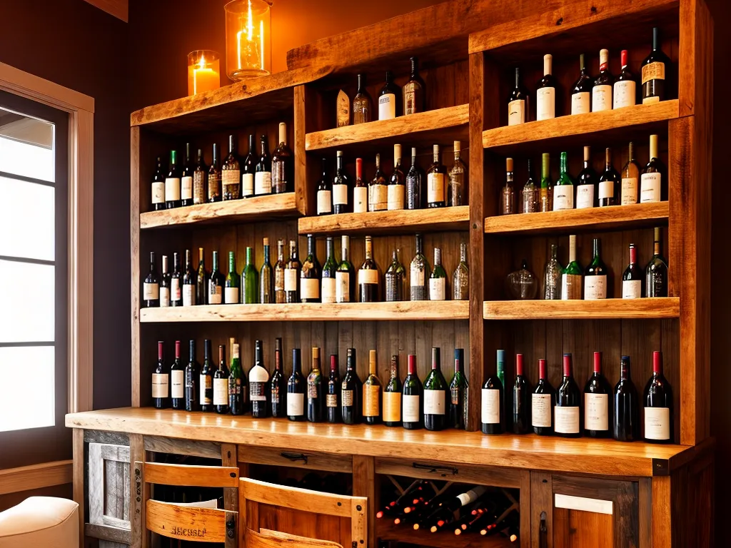 Ideias como criar estante vinho madeira Ideias como criar estante vinho madeira