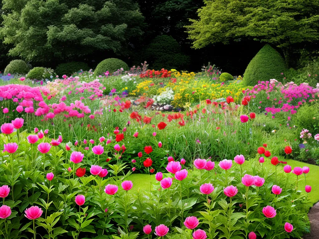 Ideias como fazer jardim flores perenes