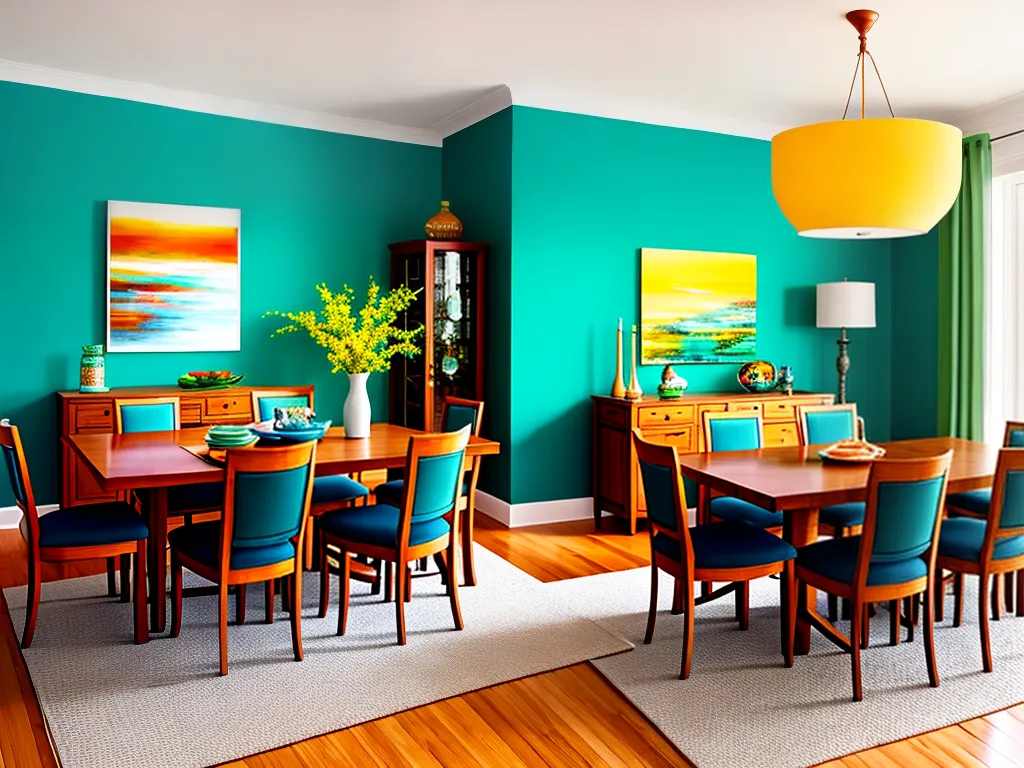 Ideias cores decoracao salas jantar convivio harmonia 4