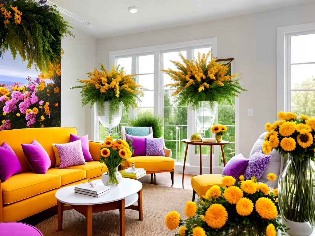 Ideias decoracao cores flores plantas 3