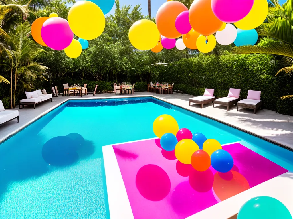 Ideias decoracao flores festa piscina 3 Ideias decoracao flores festa piscina 3
