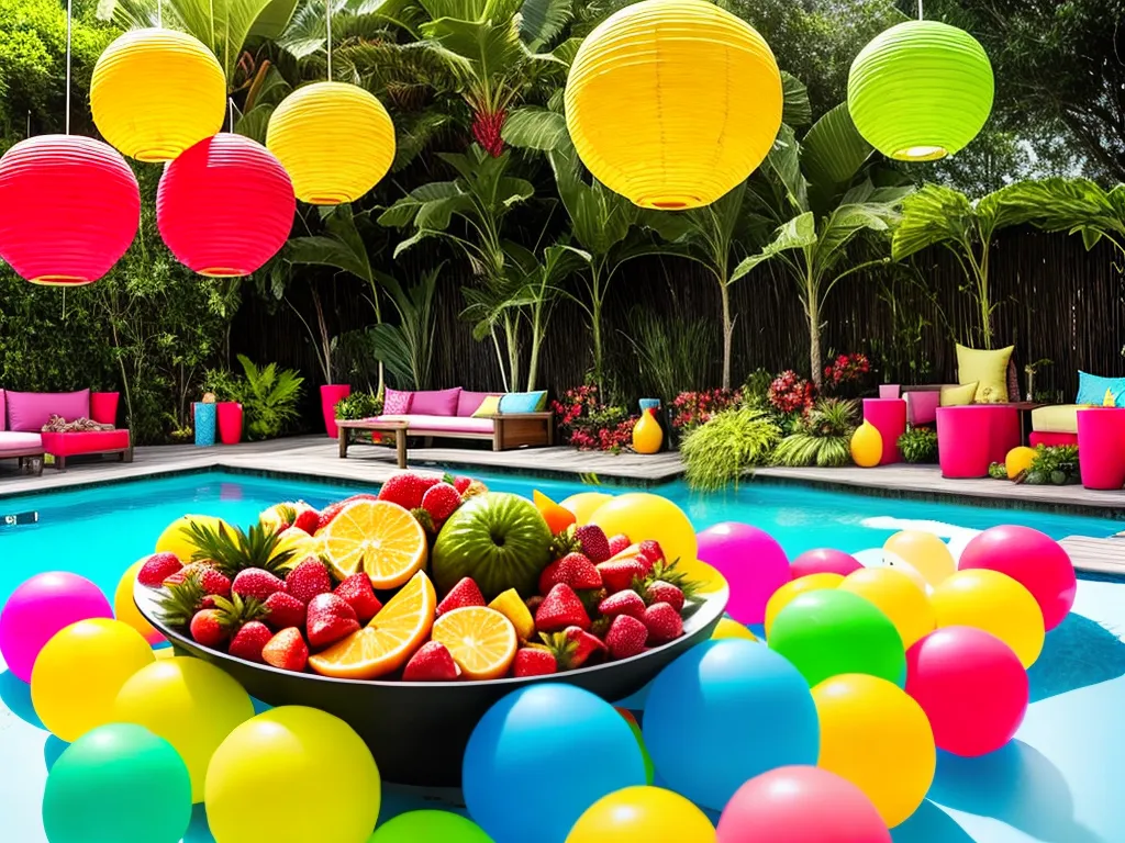 Ideias decoracao frutas festa piscina 4 Ideias decoracao frutas festa piscina 4