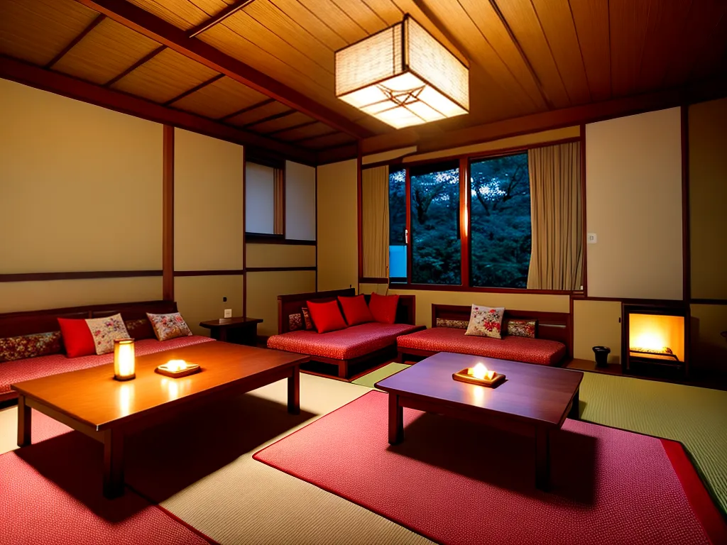 Ideias decoracao japonesa tatames futons sala 3