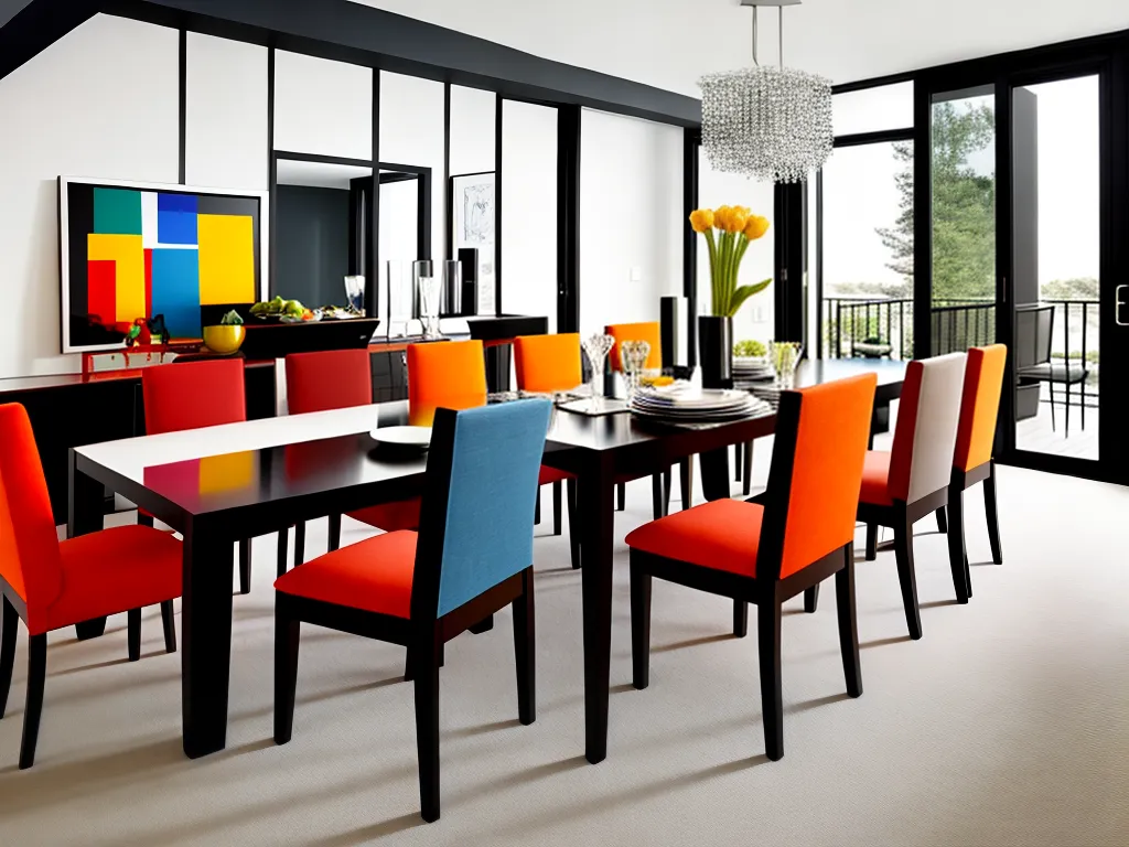 Ideias decoracao salas jantar estilo cubista 2 2