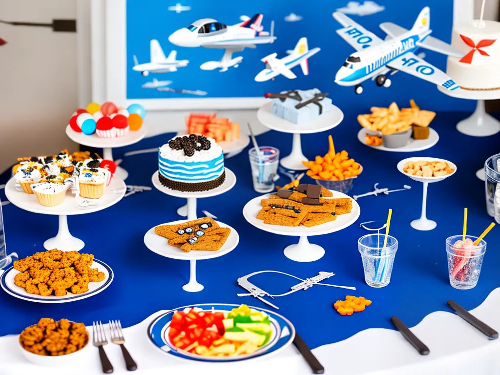 Ideias organizando cha de bebe com tema de aviacao 4