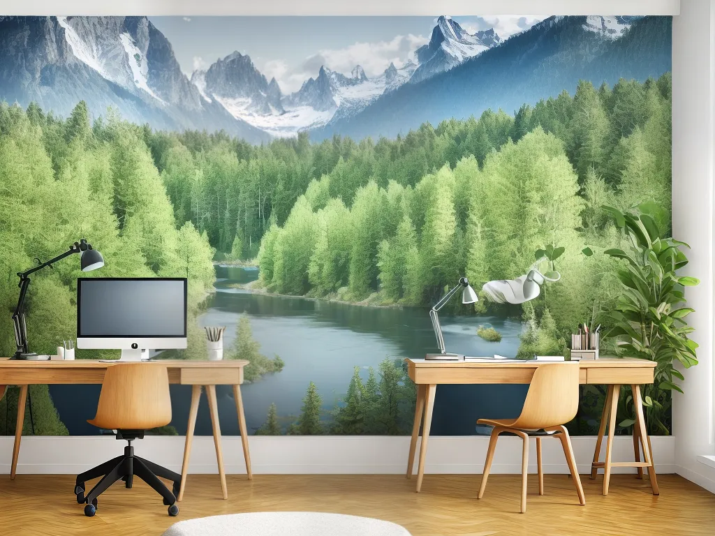 Ideias papeis de parede home office dicas produtividade
