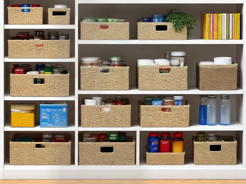 Ideias prateleiras cestos organizar alimentos produtos limpeza Ideias prateleiras cestos organizar alimentos produtos limpeza