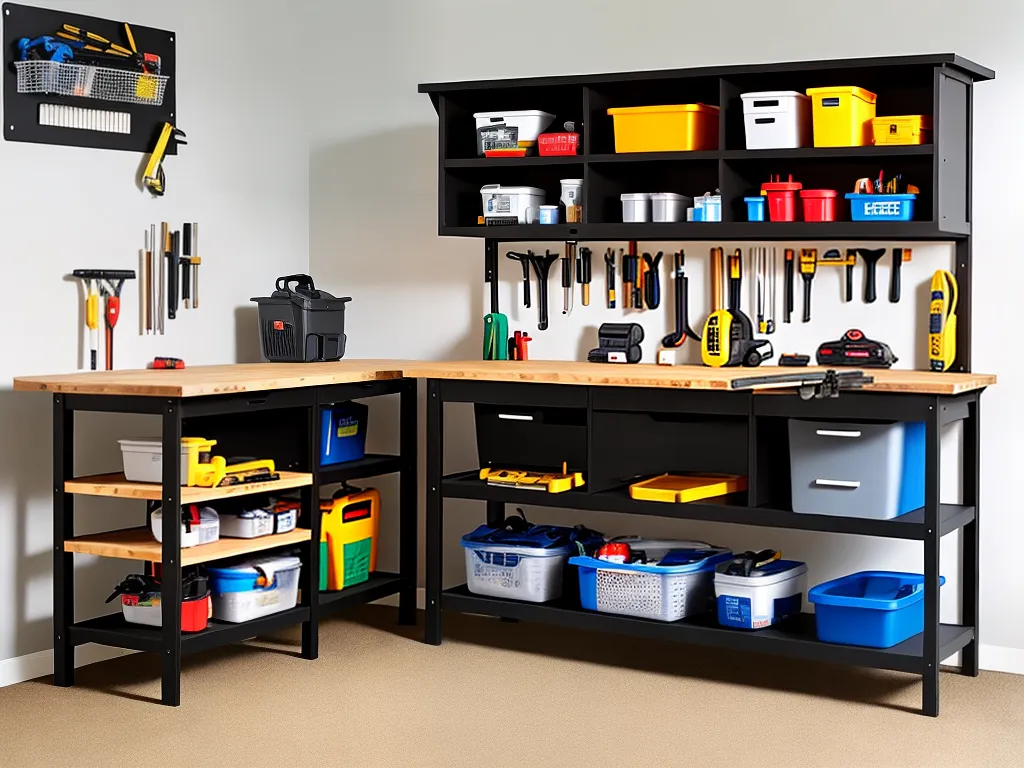 Imagens como construir estacao trabalho madeira garagem 2 Imagens como construir estacao trabalho madeira garagem 2