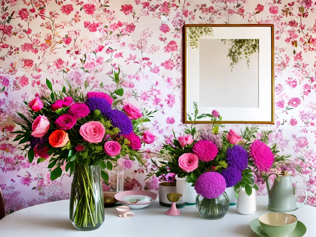 Imagens decoracao cores flores plantas 1