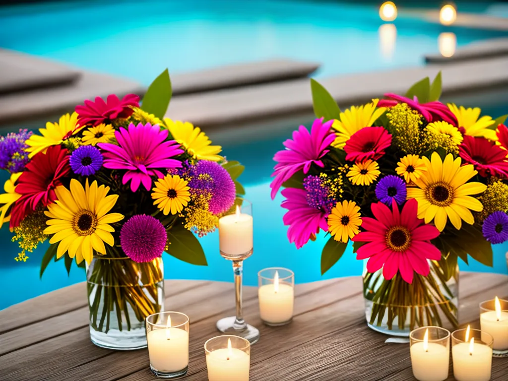 Imagens decoracao flores festa piscina 4 Imagens decoracao flores festa piscina 4