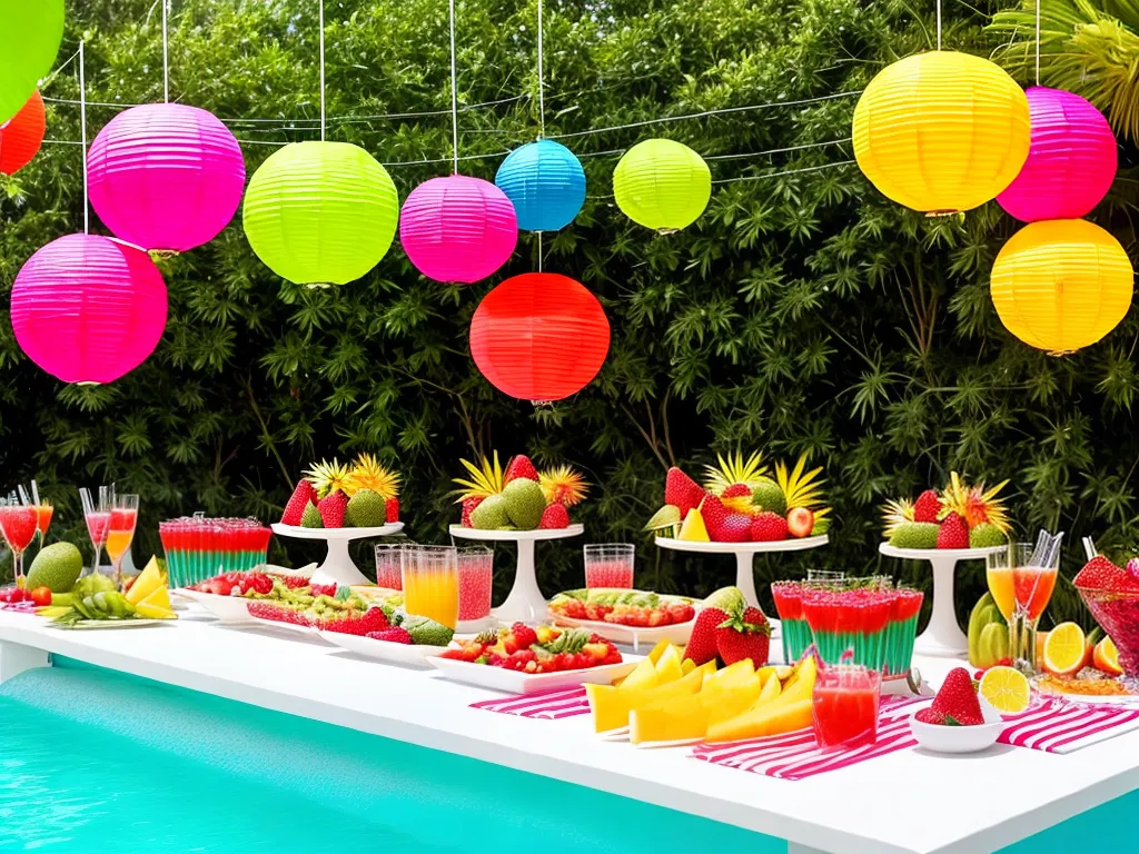 Imagens decoracao frutas festa piscina 4 Imagens decoracao frutas festa piscina 4