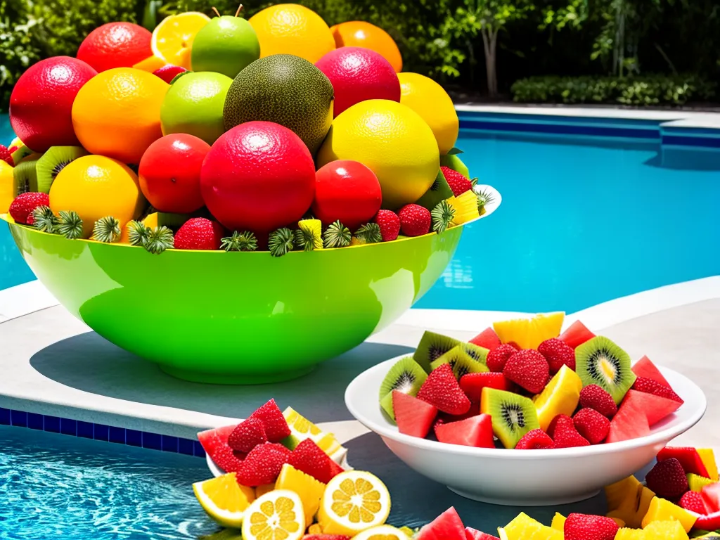 Imagens decoracao frutas festa piscina Imagens decoracao frutas festa piscina