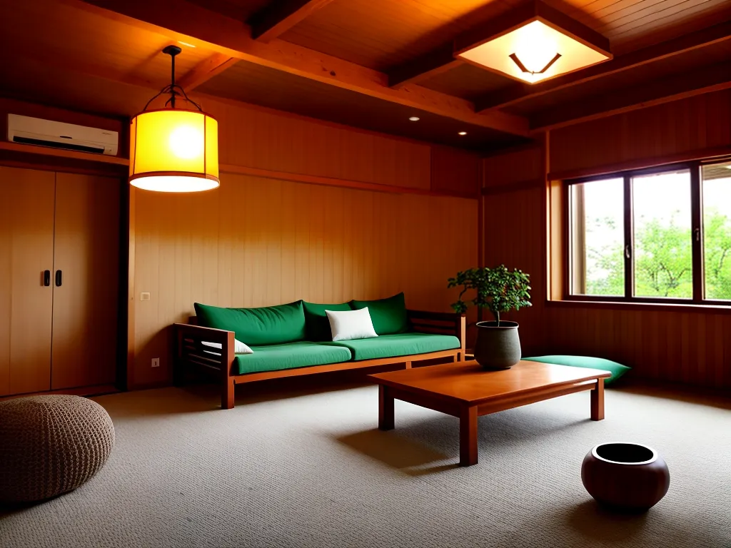 Imagens decoracao japonesa tatames futons sala 4