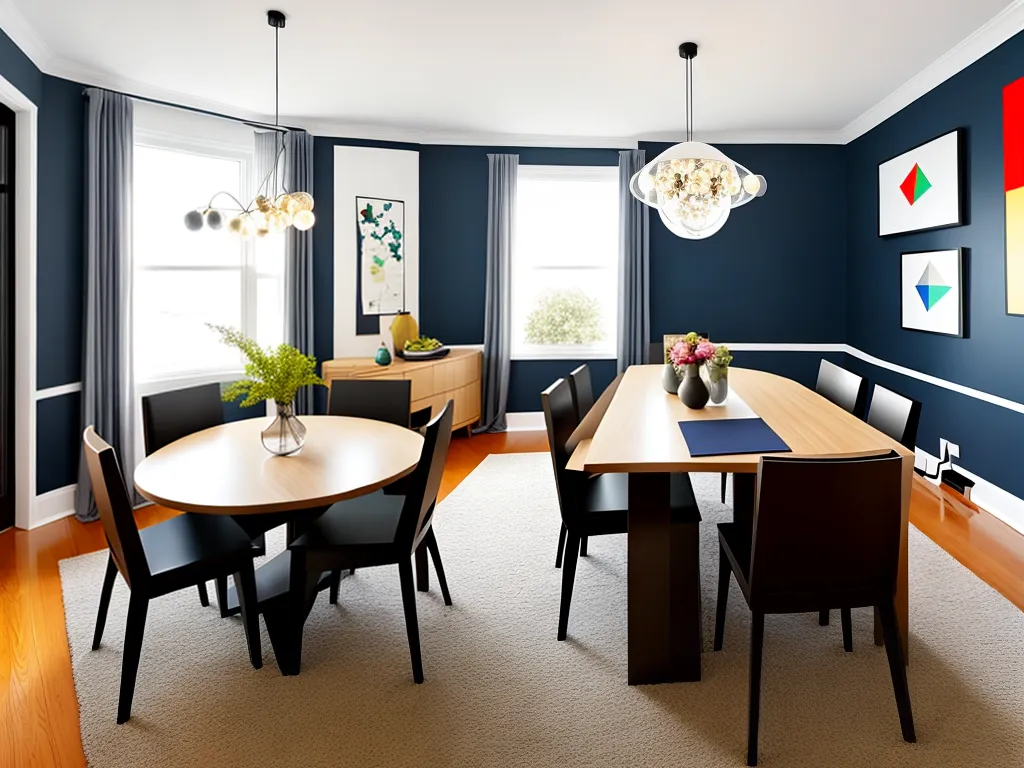 Imagens decoracao salas jantar estilo cubista 2 2