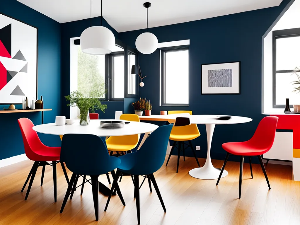 Imagens decoracao salas jantar estilo cubista 7