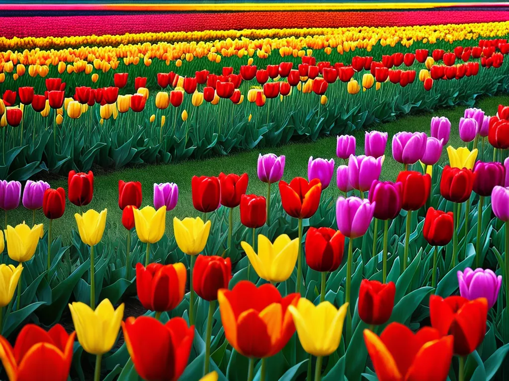 Imagens linguagem secreta tulipas