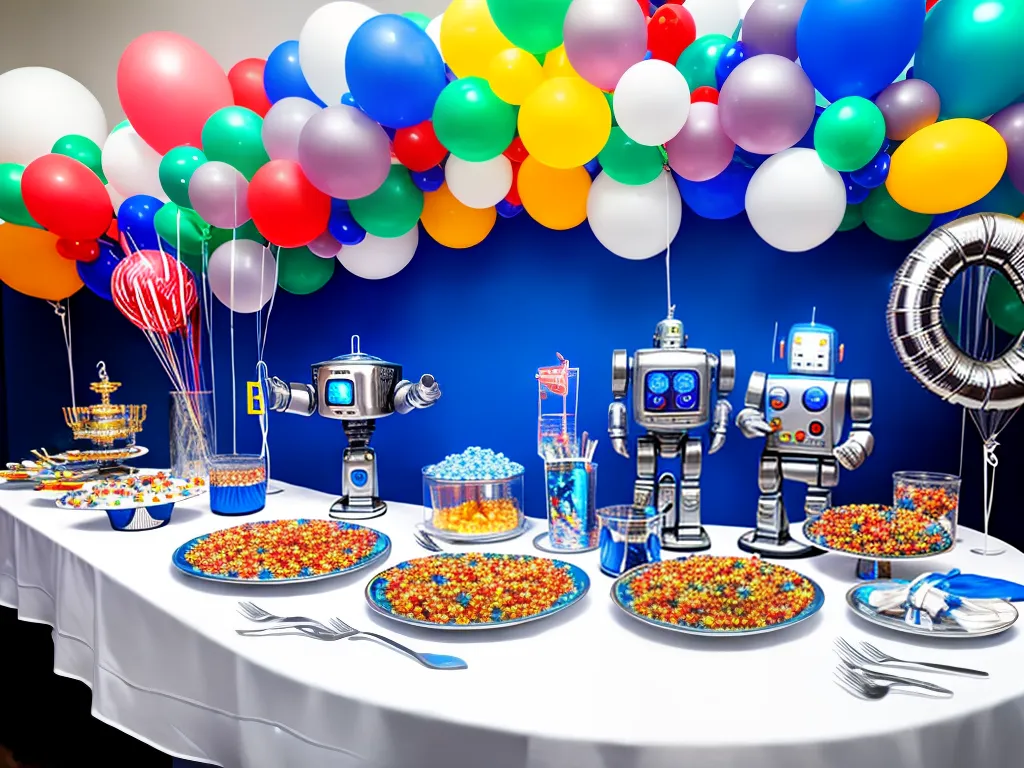Imagens planejando festa infantil tema robos Imagens planejando festa infantil tema robos