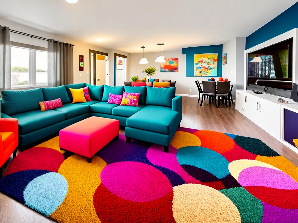 Imagens uso cores decoracao espacos multifuncionais 3