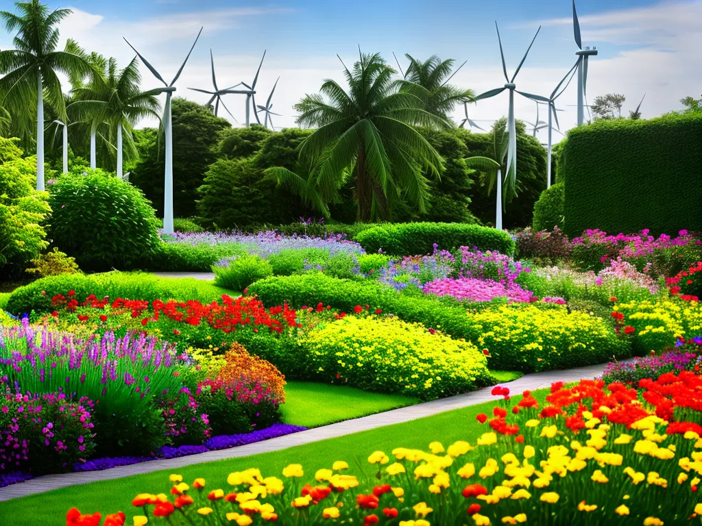 Imagens utilizacao energias renovaveis paisagismo sustentavel 1