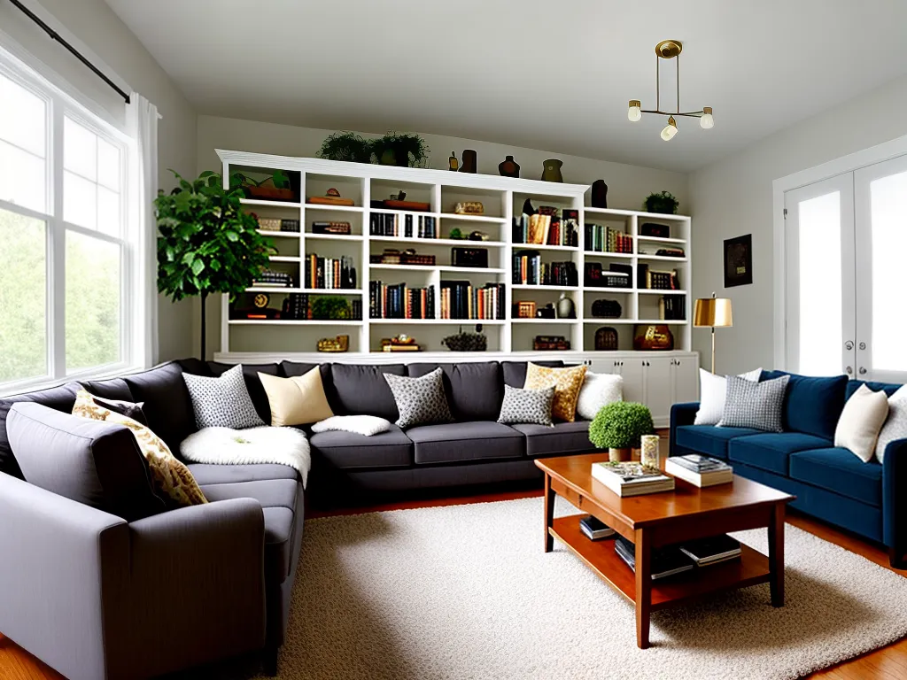 Imagens utilizando sofa para criar ambientes 2
